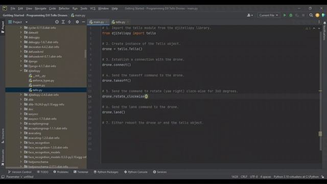 Mastering Tello Drone Programming with Python | Execute Basic Flight Routines смотреть онлайн