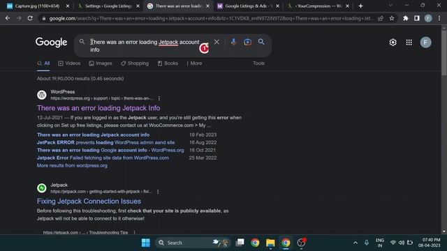 (FIX) There Was An Error Loading Jetpack Account Info Google Listings and Ads смотреть онлайн