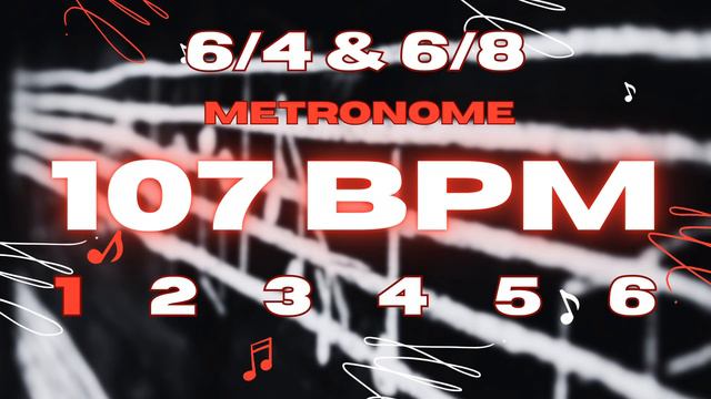 107 BPM - 6/4 & 6/8 Metronome смотреть онлайн