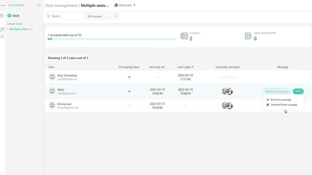 Seat Manager Dashboard - what seat managers see смотреть онлайн