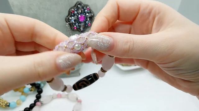 Браслеты из натуральных камнейБусины ручной работы