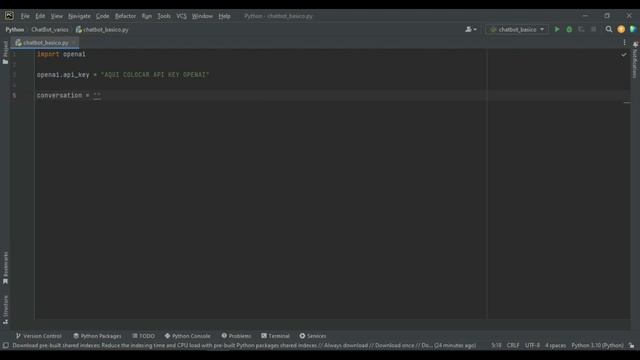 Cómo crear un chatbot básico desde cero! API ChatGPT y Python смотреть онлайн