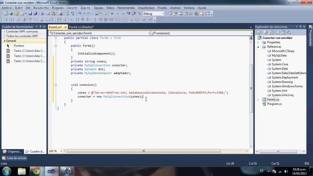 Conectar servidor remoto mysql con C#.net смотреть онлайн