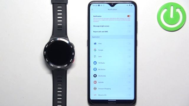 How To Enable Android Phone Notifications Mibro Watch GS Pro смотреть онлайн