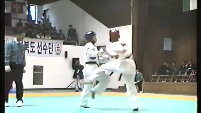 2000년 전국체육대회 태권도 경기 Traditionally Korea Taekwondo game|11-1|around 2000 Video смотреть онлайн