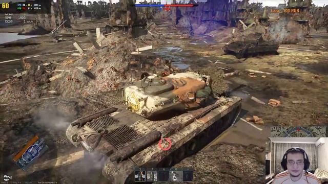 (War Thunder PC) Вечерняя тундра, фармим ёлочные игрушки пилота и танкиста смотреть онлайн
