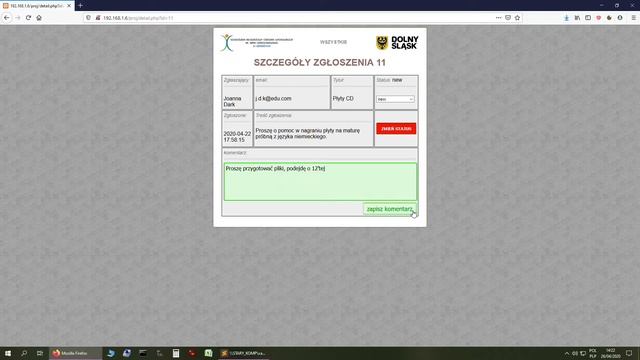 HelpDesk - aplikacja w PHP смотреть онлайн