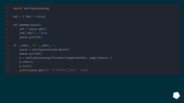How can I recover the return value of a function passed to multiprocessing.Process? смотреть онлайн