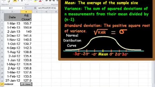 How to calculate standard deviation in excel-tutorial смотреть онлайн
