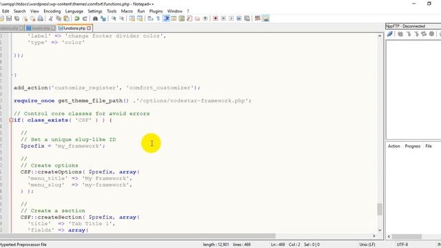 Codestar Framework Integration In your theme (English) смотреть онлайн