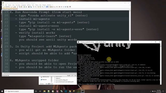 Install and Setup MLAgents for Unity смотреть онлайн