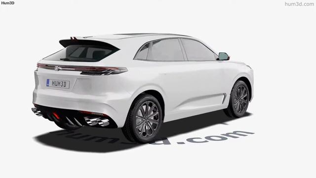 Changan Uni-K 2021 3D model by Hum3D.com смотреть онлайн