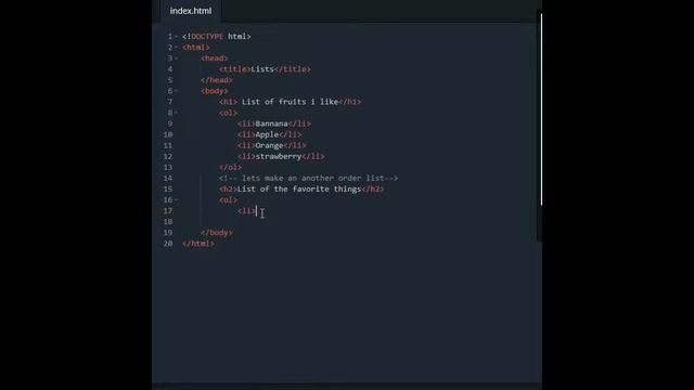 HTML and website under 12 minute Part 3 - Ordered List ans unordered list смотреть онлайн
