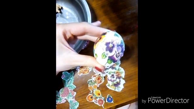 Мастер класс Пасхальные яйца / декупаж на яйцах смотреть онлайн
