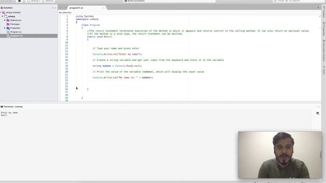 C# programming tutorial #5: Capture input from the user ( Keyboard ) in C# Console смотреть онлайн