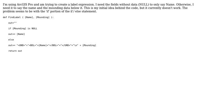 GIS: Writing Python Labeling Expression with If / Else using ArcGIS Pro смотреть онлайн