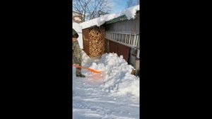 Снеговая лопата поликарбонат ГАММА ПЛАСТ