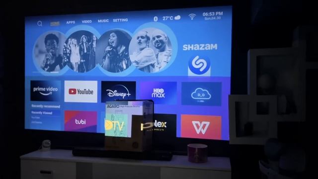 Best and Cheap Price  Fully Automatic Android Projector 8100 Lumens