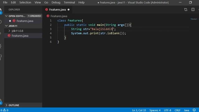 isBlank() and lines() in java 11 Explained смотреть онлайн
