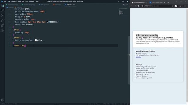 Single price grid component | Frontend Mentor Challenge смотреть онлайн