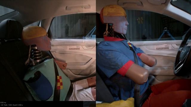 Audi A6 (2021) Side Crash Test смотреть онлайн