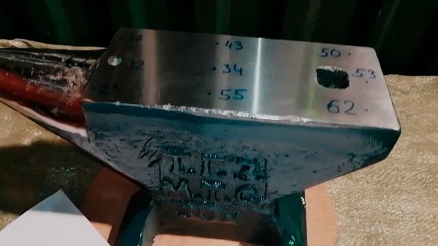 Кузнечная наковальня ТГЗ. МТС. 30к. Восстановление (часть 3). Испытания по ГОСТу, твердость. смотреть онлайн