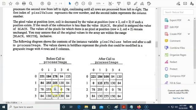 JAVA - Lesson #107 - APCSA - 2012 Free Response Question #4 - GrayImage смотреть онлайн