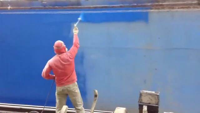 Безвоздушная покраска металлоконструкций смотреть онлайн