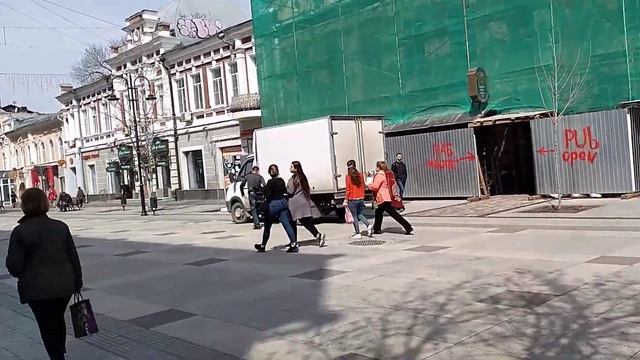 Ремонт в здании бывшего кинотеатра "Центральный" на проспекте Кирова.23.04.2021 год смотреть онлайн