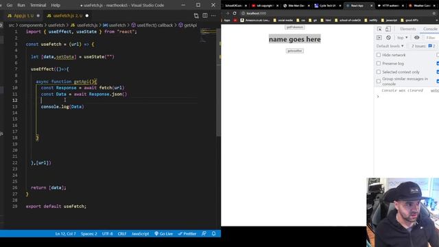 React Custom Hook, Tutorial 5 Part Series ⚓ смотреть онлайн