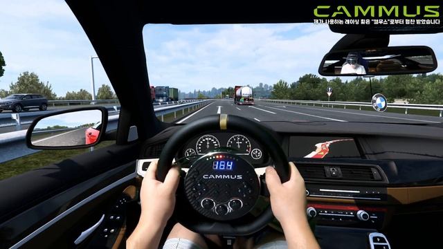 ETS2 CAR DRIVING - BMW M5 F10 [ CAMMUS C5 Steering Wheel ]