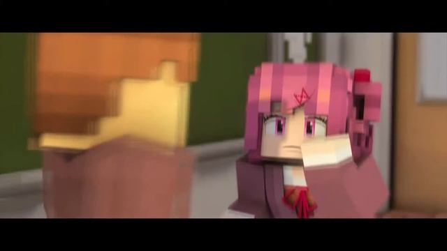 [DDLC] ЛИШЬ МОНИКА (Minecraft анимация) смотреть онлайн