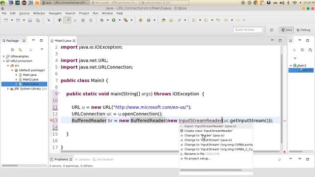 11 JAVA Networking URL Connection смотреть онлайн