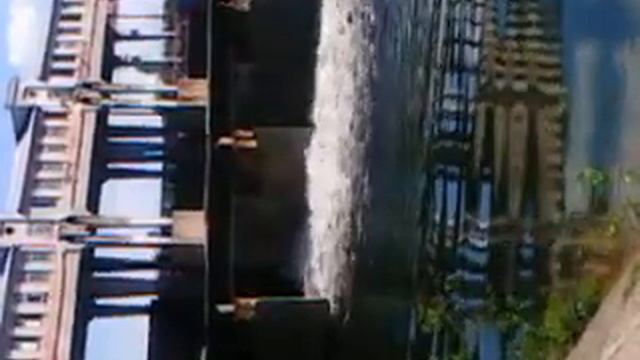 Сброс воды ГЭС Нива-1 (часть-2) смотреть онлайн