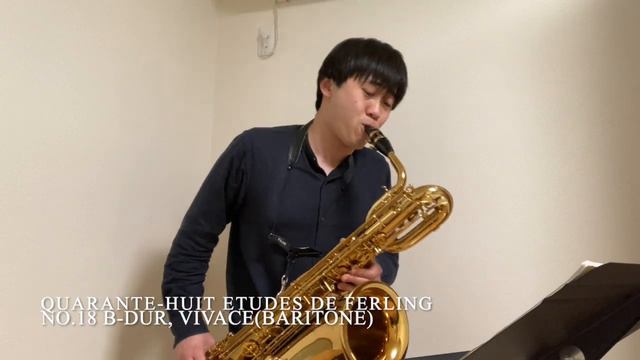 Quarante Huit Études pour tous les Saxophones, de FERLING No.18(Bari.Sax)/フェルリングによる48の練習曲 第18番 バリトン смотреть онлайн