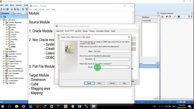 Module Creation in Oracle Warehouse Builder By- Mr. Manish Singh смотреть онлайн
