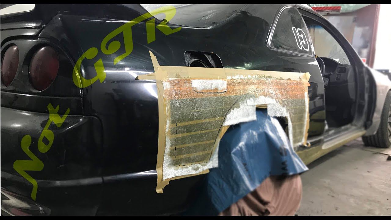 SKYLINE R33 Делаю расширение | ПЕРВЫЙ ОПЫТ