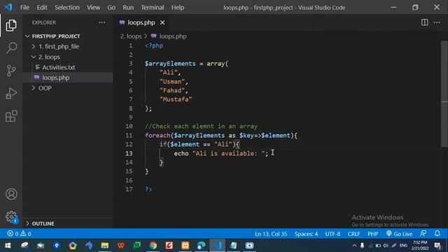 PHP Lecture 3.1 - FOR and FOREACH Loops flow and syntax in Urdu смотреть онлайн