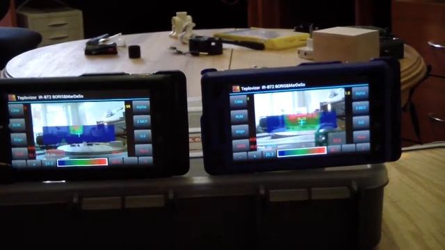 Сравнение двух обьективов для тепловизора IR-BT2