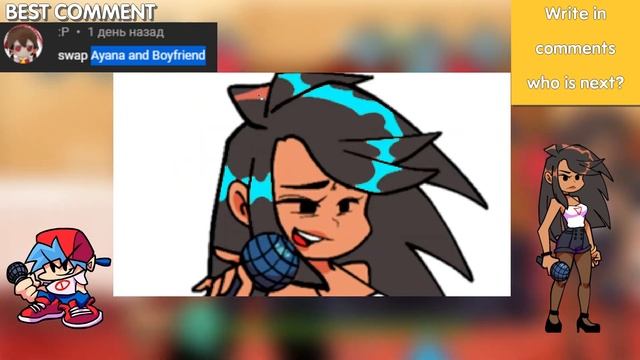 Boyfriend + Ayana = Boyana? FNF Swap Characters (Friday Night Funkin Swap Heroes) смотреть онлайн