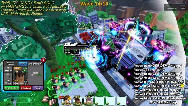 How to Solo Candy Raid Using 3 BANNER Units Only | Full Auto Skip | Roblox All Star Tower Defense смотреть онлайн