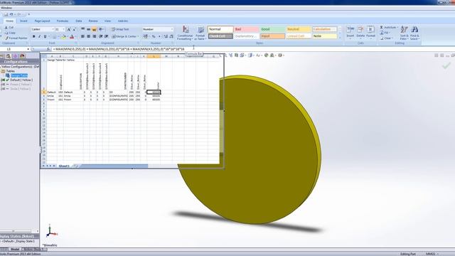 Using Design Tables in SolidWorks смотреть онлайн