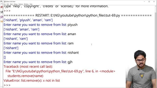 Remove() List Method In Python | Tutorial 69 смотреть онлайн