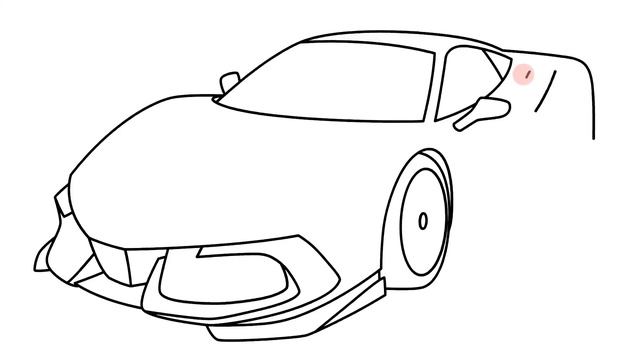 How to draw Ferrari 488 Challenge EVO
