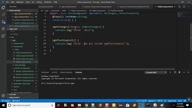 Angular 7 - ngAfterViewInit and ngAfterViewChecked lifecycle hook смотреть онлайн