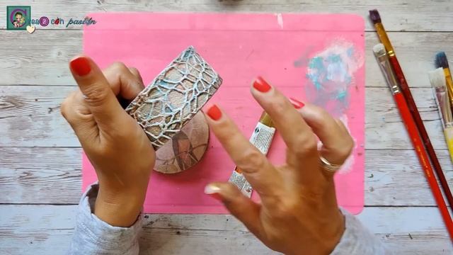 Mira ? Estas DOS IDEAS Con LATAS: Cartón, Jeans Y Madera Para Crear Texturas, Relieve Y Craquelado