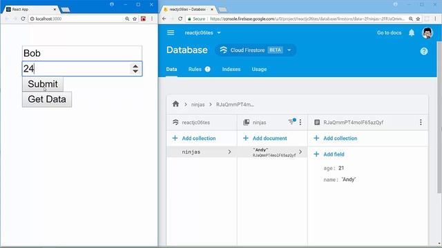 React & @Firebase Cloud Firestore смотреть онлайн