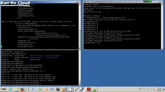 CouchDB 3-Node Cluster Using Apache2, Nginx Reverse Proxy Load Balancer - Part C смотреть онлайн