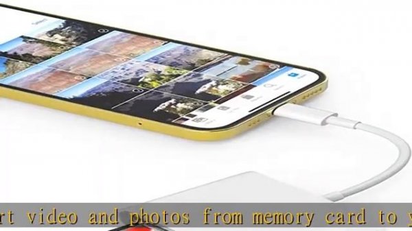 CF SD Card Reader for iPhone iPad, 3 in 1 Compact Flash Memory Card Reader Adapter, 3-Slot MicroSD