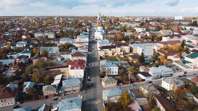 Елец. Центр. Площадь победы. Каракумский мост. Набережная. Полет на дроне DJI. Октябрь 2021г. смотреть онлайн